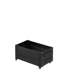 Plus CUBIC BLOMSTERKASSE SORT 45 X 50 X 87 CM