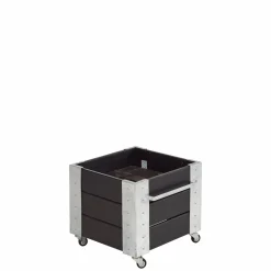Best Plus CUBIC BLOMSTERKASSE SORT 45 X 46 X 50 CM