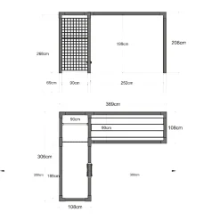 Sale Plus DAYLIFE STÅLESPALIER 3,9 + 2 M2