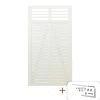 Discount Plus DECORA LÅGE FUNGICIDBEHANDLET OG GRUNDMALET 2 GANGE HVID 100 X 180 CM