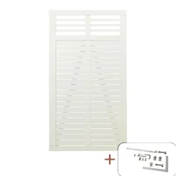 Discount Plus DECORA LÅGE FUNGICIDBEHANDLET OG GRUNDMALET 2 GANGE HVID 100 X 180 CM