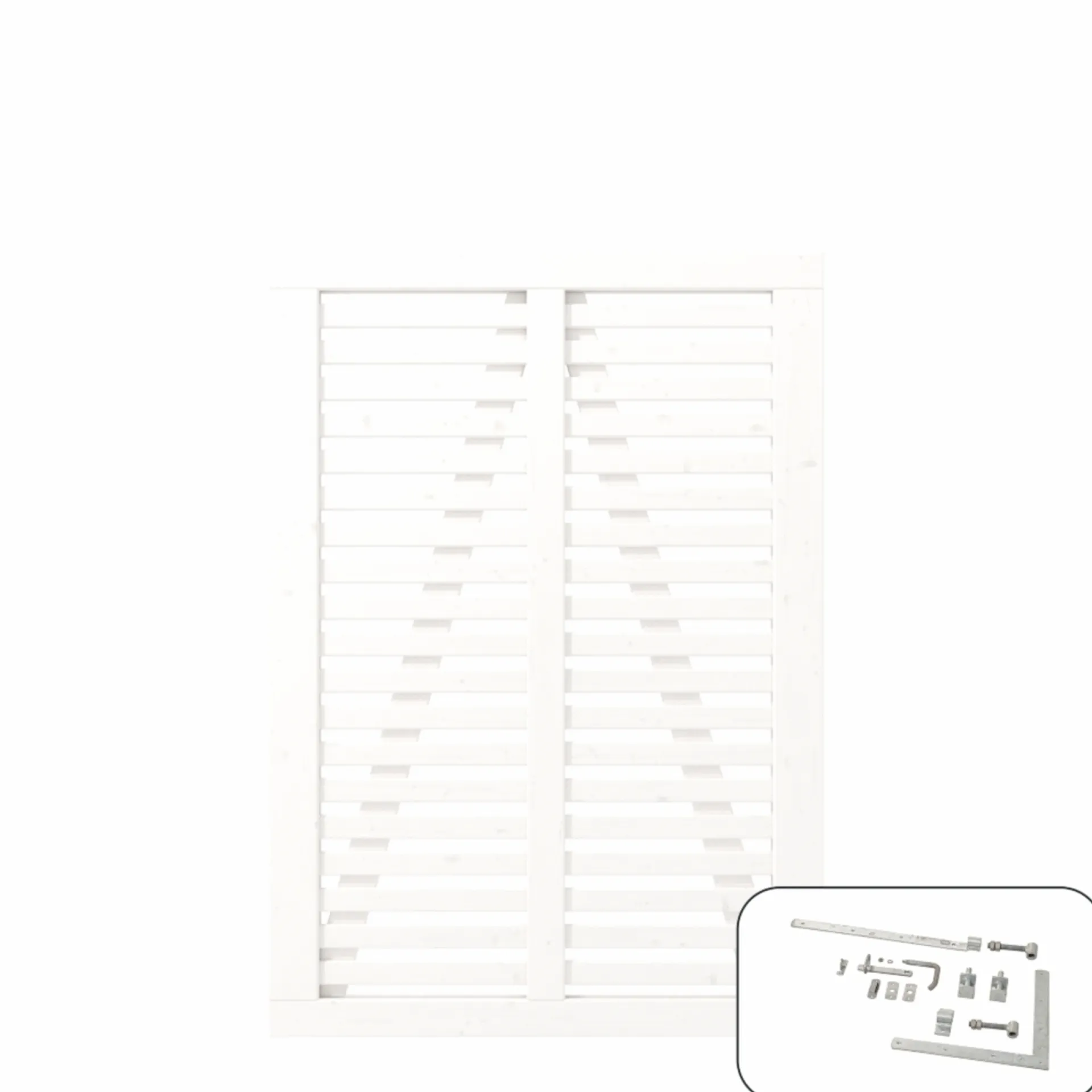 New Plus ENKELTLÅGE FUNGICIDBEHANDLET & GRUNDMALET 2 GANGE HVID 100 X 140 CM