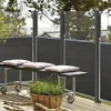 New Plus FUTURA KOMPOSITHEGN SKIFFERGRÅ/SORT 180 X 180 CM