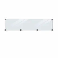 Online Plus GLAS T/KLINK-/PLANKEHEGN TRYKIMPRÆGNERET KLAR 174 X 44.60 CM