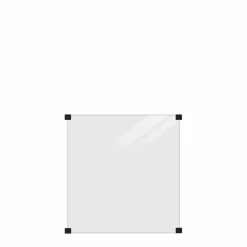 Best Plus GLASHEGN GLAT RØGFARVET 90 X 91 CM