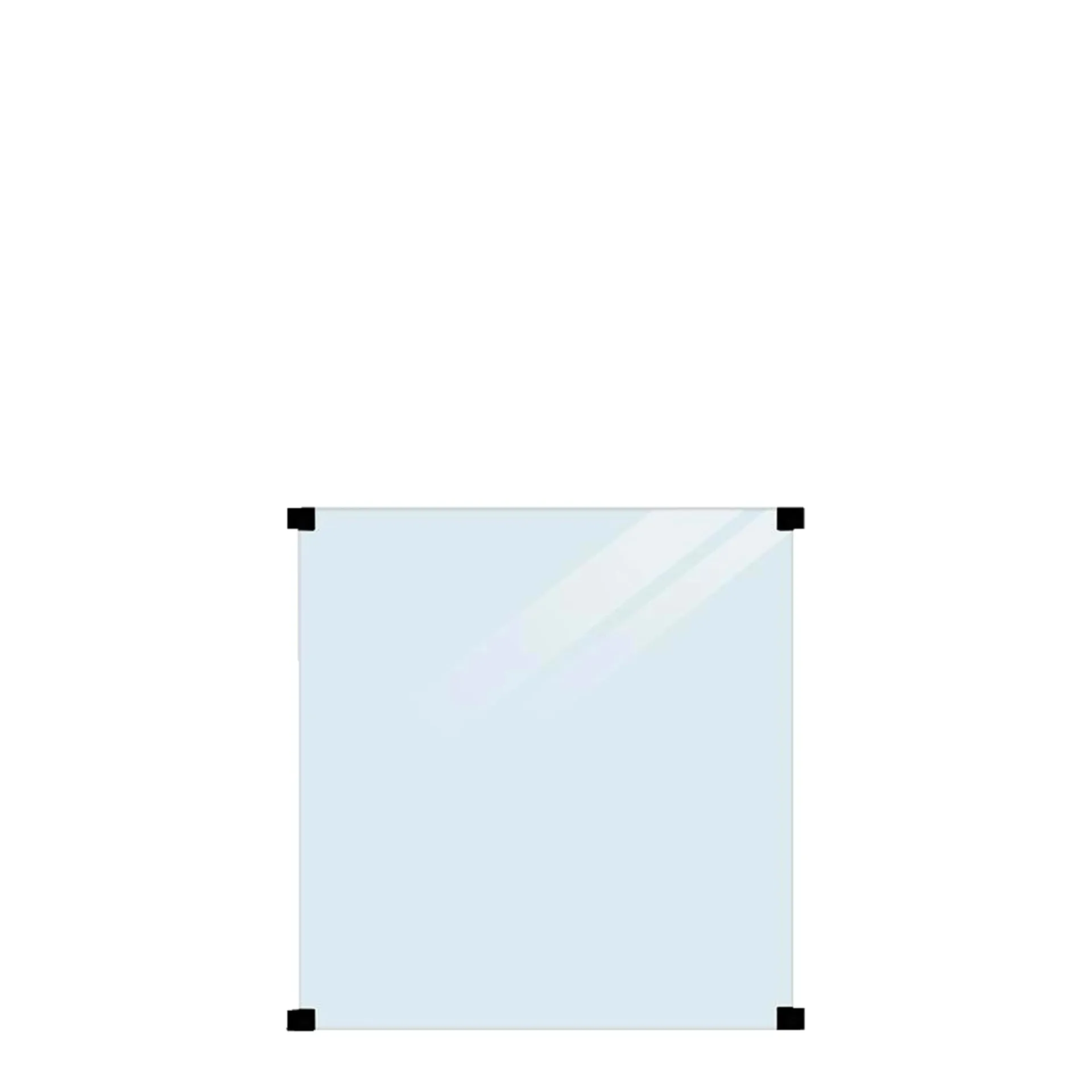 Best Plus GLASHEGN HÆRDET KLART 90 X 91 X 90 X 0.80 CM