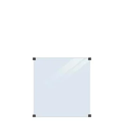 Outlet Plus GLASHEGN LAMINERET KLART 90 X 91 X 90 X 0.80 CM