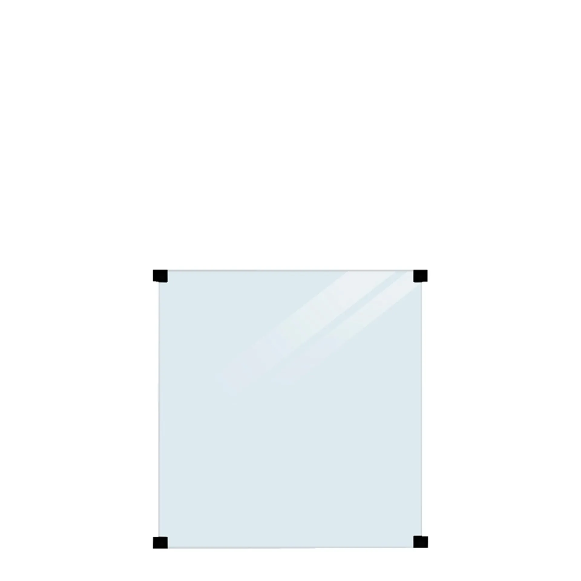 Outlet Plus GLASHEGN LAMINERET KLART 90 X 91 X 90 X 0.80 CM