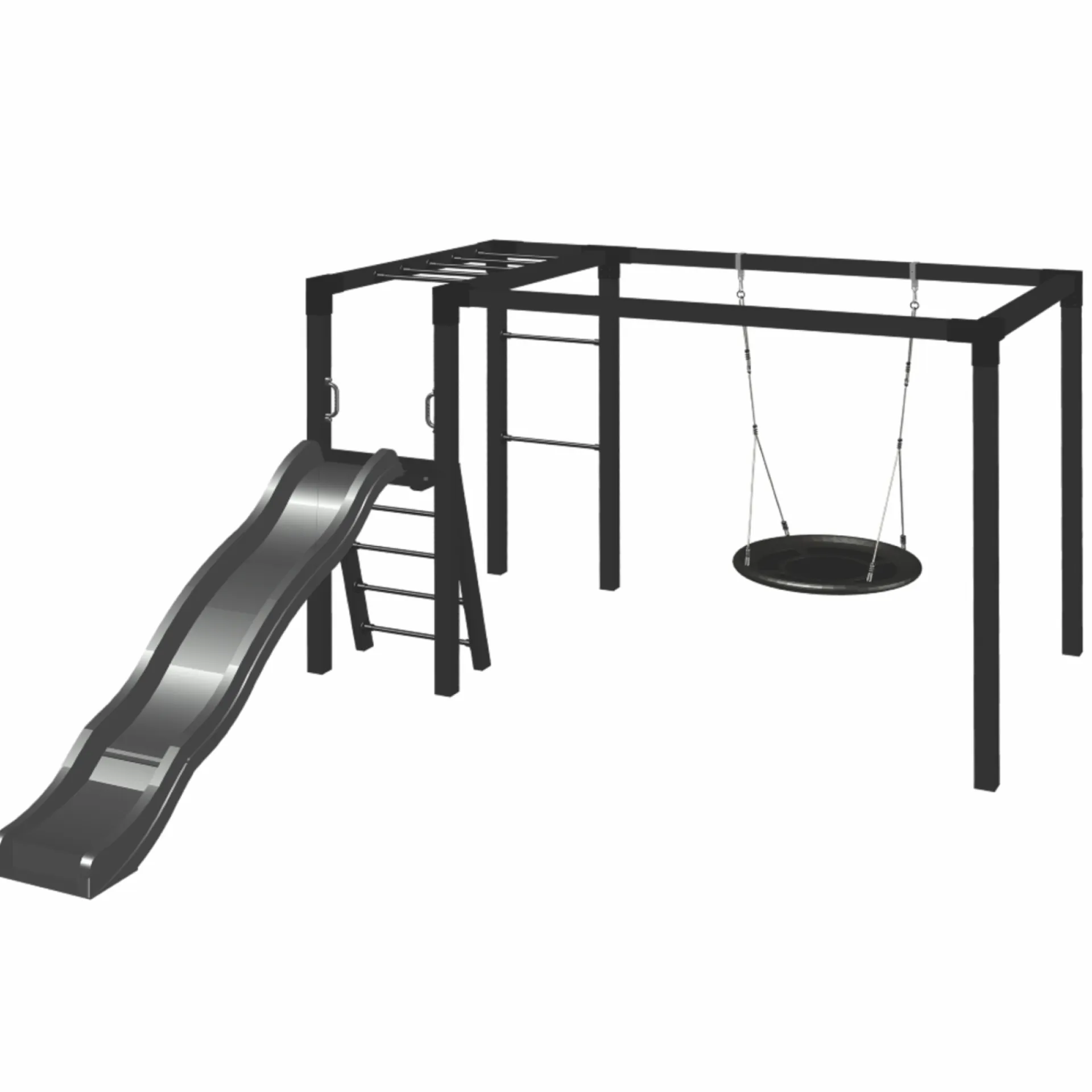 Clearance Plus GYNGESTATIV 208 X 198 X 340 CM SORT
