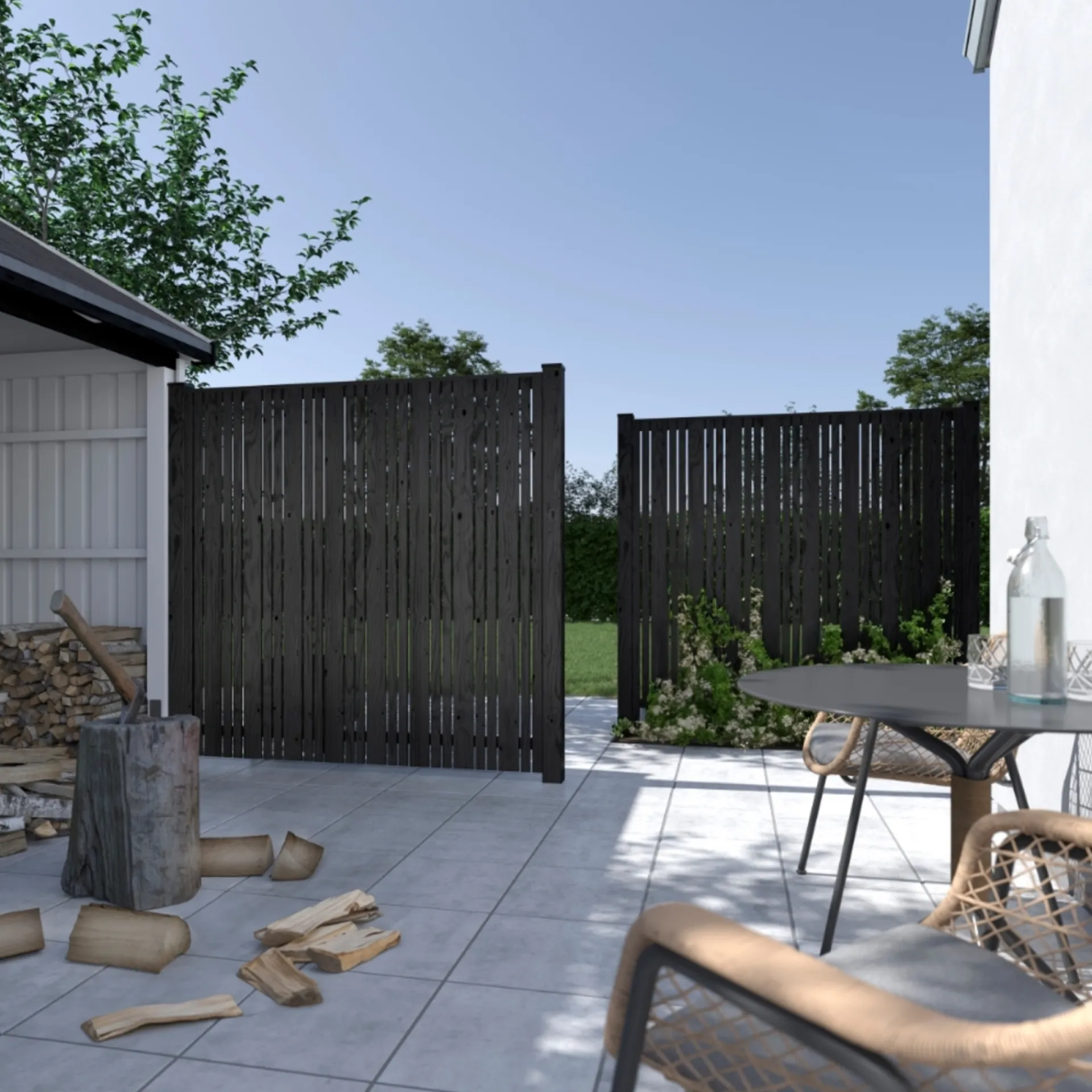 Sale Plus HEGN FUNGICIDBEHANDLET OG GRUNDMALET SORT 180 X 180 CM