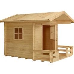 New Plus LEGEHUS 190 X 215 X 238 CM NATUR NÅLETRÆ