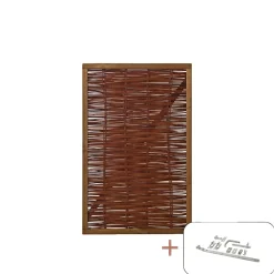 Clearance Plus LÅGE KOGT SAMT FUNGICID- OG OLIEBEHANDLET NATUR/PIL 90 X 140 CM