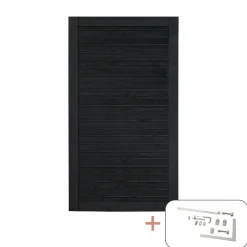 Outlet Plus LÅGE TRYKIMPRÆGNERET OG GRUNDMALET SORT 100 X 163 CM