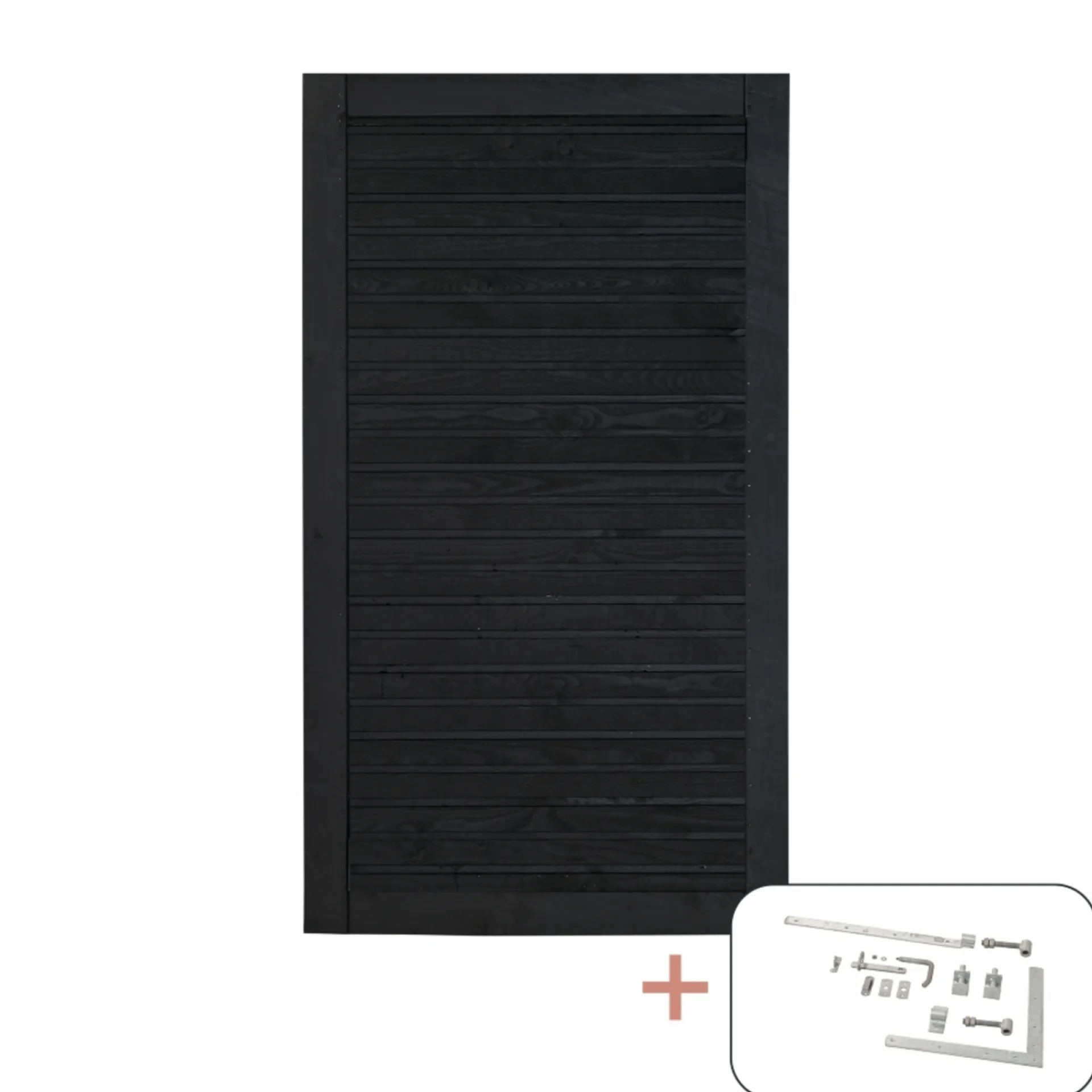 Outlet Plus LÅGE TRYKIMPRÆGNERET OG GRUNDMALET SORT 100 X 163 CM