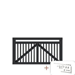 Sale Plus LINEA LÅGE FUNGICIDBEHANDLET OG GRUNDMALET SORT 150 X 80 CM