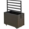Sale Plus MED ESPALIER BLOMSTERKASSE SORT 124 X 48 X 88 CM