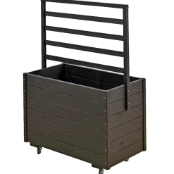 Sale Plus MED ESPALIER BLOMSTERKASSE SORT 124 X 48 X 88 CM