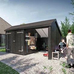 Clearance Plus 2-MODULER M/DOBBELTDØR STANDARD MULTIHAVEHUS 10,5 M2