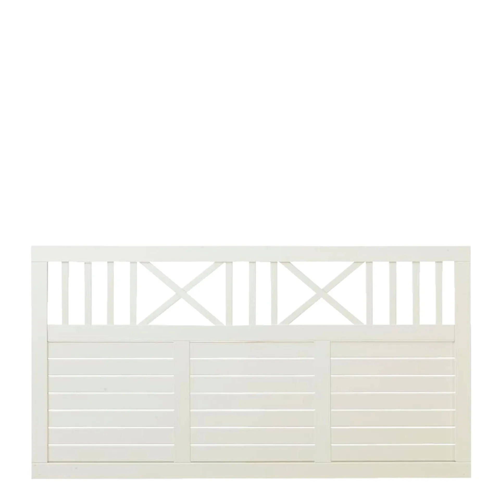 Hot Plus NOSTALGI HEGN FUNGICIDBEHANDLET & GRUNDMALET 2 GANGE HVID 180 X 95 CM