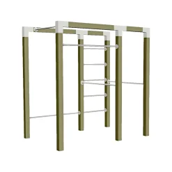 Plus OUTDOOR FITNESSSTATIV 220 X 138 X 210 CM NATUR