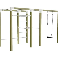 Discount Plus OUTDOOR FITNESSSTATIV 220 X 138 X 380 CM NATUR