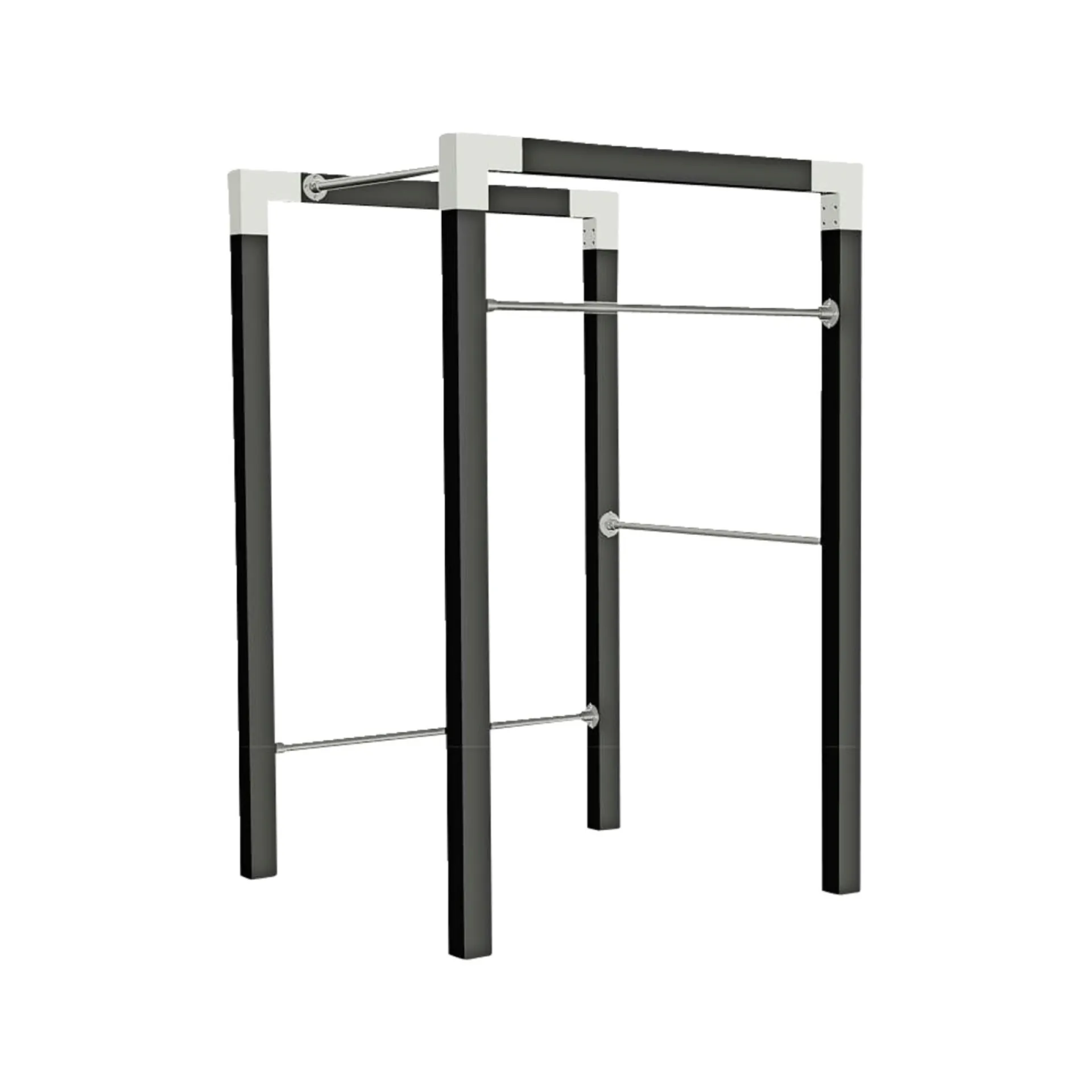 Hot Plus OUTDOOR FITNESSSTATIV 220 X 138 X 138 CM SORT
