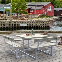 Discount Plus PICNIC BORDBÆNKESÆT GRÅBRUN