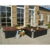 Hot Plus PIPE BLOMSTERKASSE SORT 36 X 80 X 80 CM