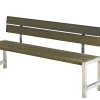 New Plus PLANKEBÆNK GRÅBRUN 176 CM