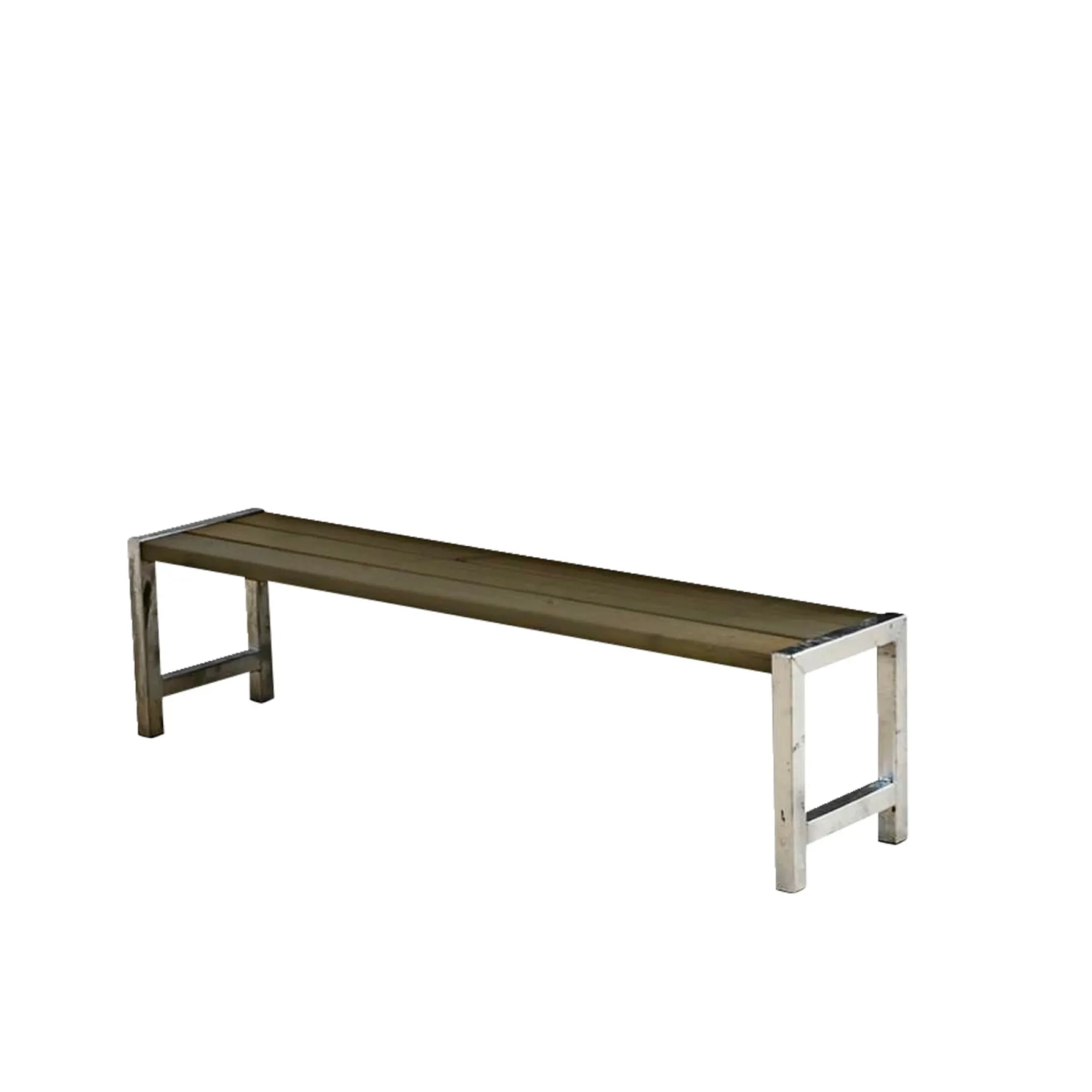 Best Plus PLANKEBÆNK GRÅBRUN 176 CM