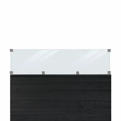 Outlet Plus PROFILHEGN TRYKIMPRÆGNERET OG GRUNDMALET SORT 174 X 125 CM