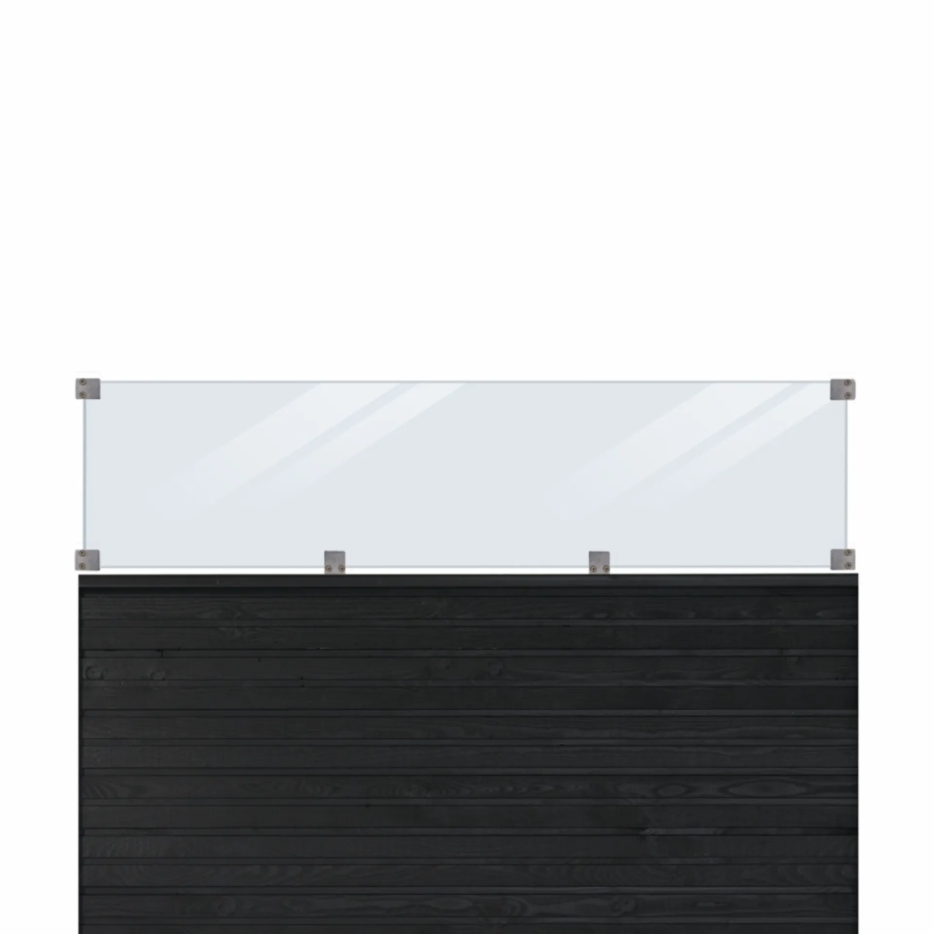 Outlet Plus PROFILHEGN TRYKIMPRÆGNERET OG GRUNDMALET SORT 174 X 125 CM