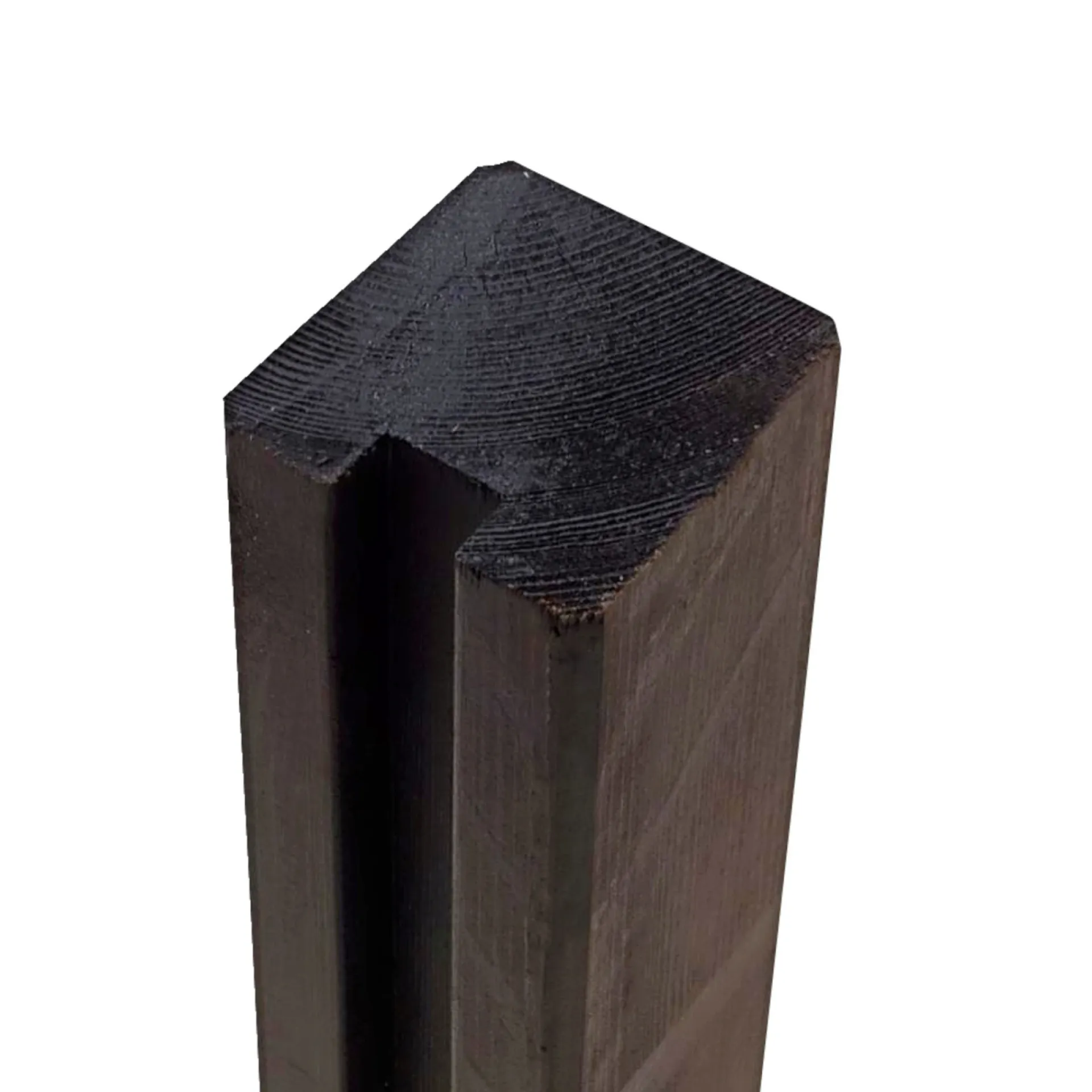 Best Plus PROFILSTOLPE M/1 SPOR TRYKIMP. GRUNDMALET SORT 9 X 9 X 268 CM