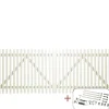 Clearance Plus RETRO LÅGE FUNGICIDBEHANDLET OG GRUNDMALET 2 GANGE HVID 300 X 120 CM