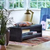 New Plus RUSTIK TRALLEBÆNK SORT 138 CM