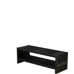 New Plus RUSTIK TRALLEBÆNK SORT 138 CM
