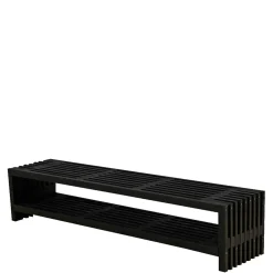 Hot Plus RUSTIK TRALLEBÆNK SORT 218 CM