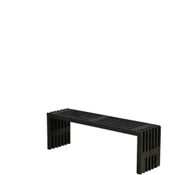 Discount Plus RUSTIK TRALLEBÆNK SORT 138 CM