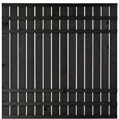 Discount Plus RUSTIK TRÆHEGN FUNGICIDBEHANDLET & GRUNDMALET 2 GANGE SORT 180 X 180 CM