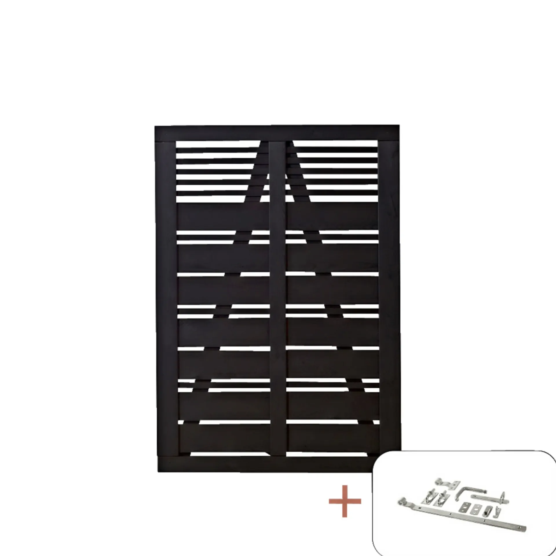Outlet Plus SILENCE LÅGE FUNGICIDBEHANDLET OG GRUNDMALET SORT 100 X 140 CM