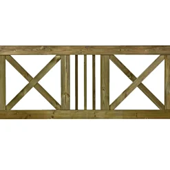 Plus SLOT TRÆHEGN TRYKIMPRÆGNERET NATUR 180 X 75 CM