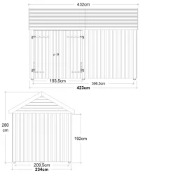 Online Plus STANDARD HAVEHUS 10 M²