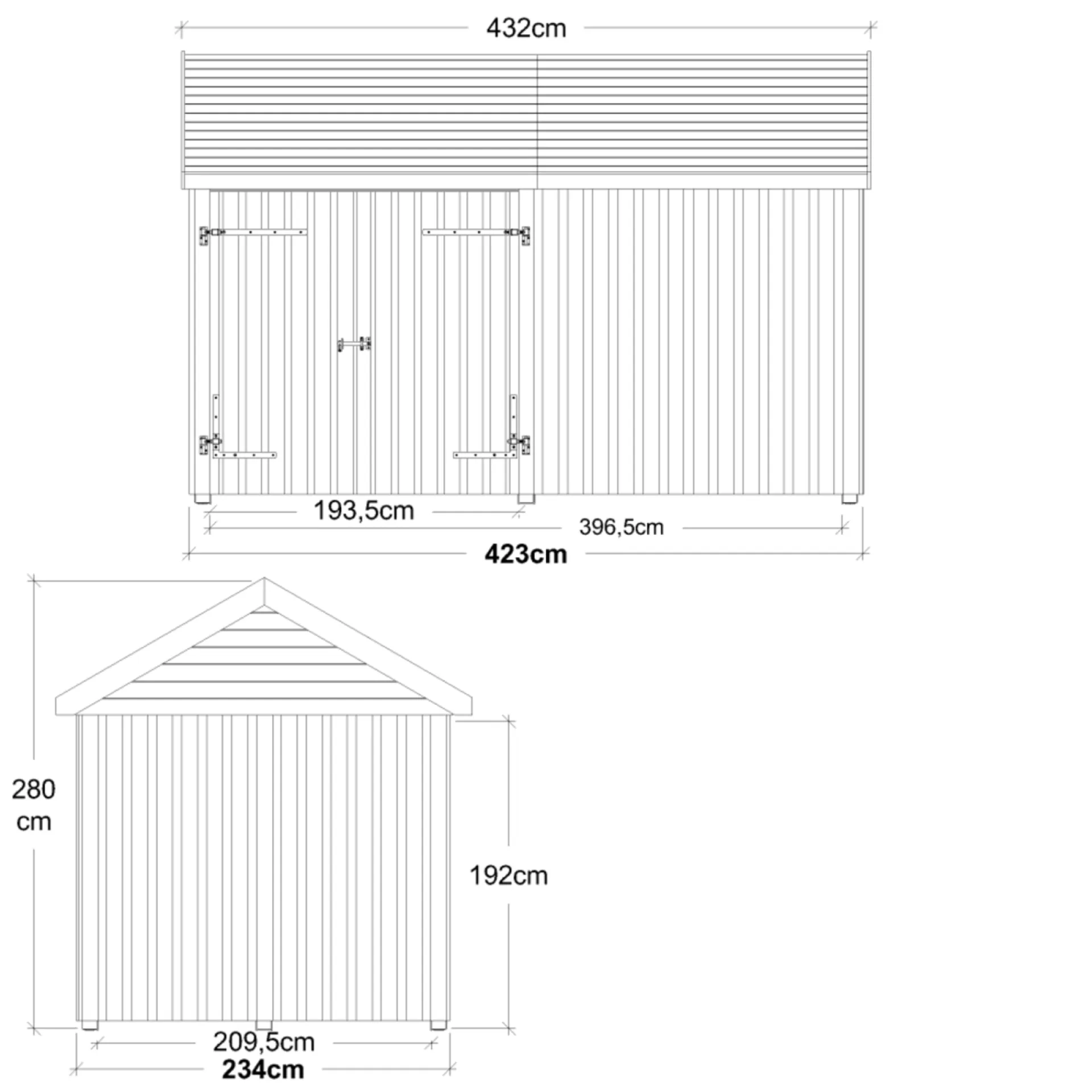 Online Plus STANDARD HAVEHUS 10 M²
