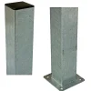Clearance Plus STÅLSTOLPE VARMGALVANISERET STÅL 8 X 8 X 132 CM