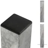 Plus STÅLSTOLPE VARMGALVANISERET STÅL 8 X 8 X 268 CM