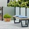 Outlet Plus STOLPE VARMGALVANISERET OG PULVERLAKERET SORT 4.50 X 4.50 X 96 CM
