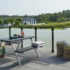 New Plus STOLPE VARMGALVANISERET OG PULVERLAKERET SORT 4.50 X 4.50 X 103.30 CM