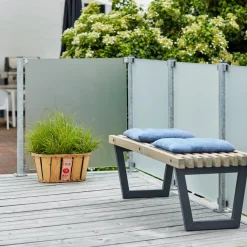 New Plus STOLPE VARMGALVANISERET STÅL 4.50 X 4.50 X 96 CM