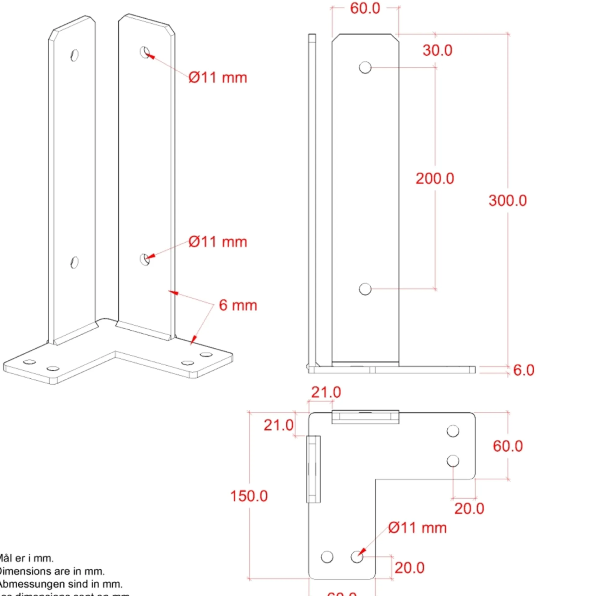 Clearance Plus STOLPEFOD 30 X 15 X 30 CM