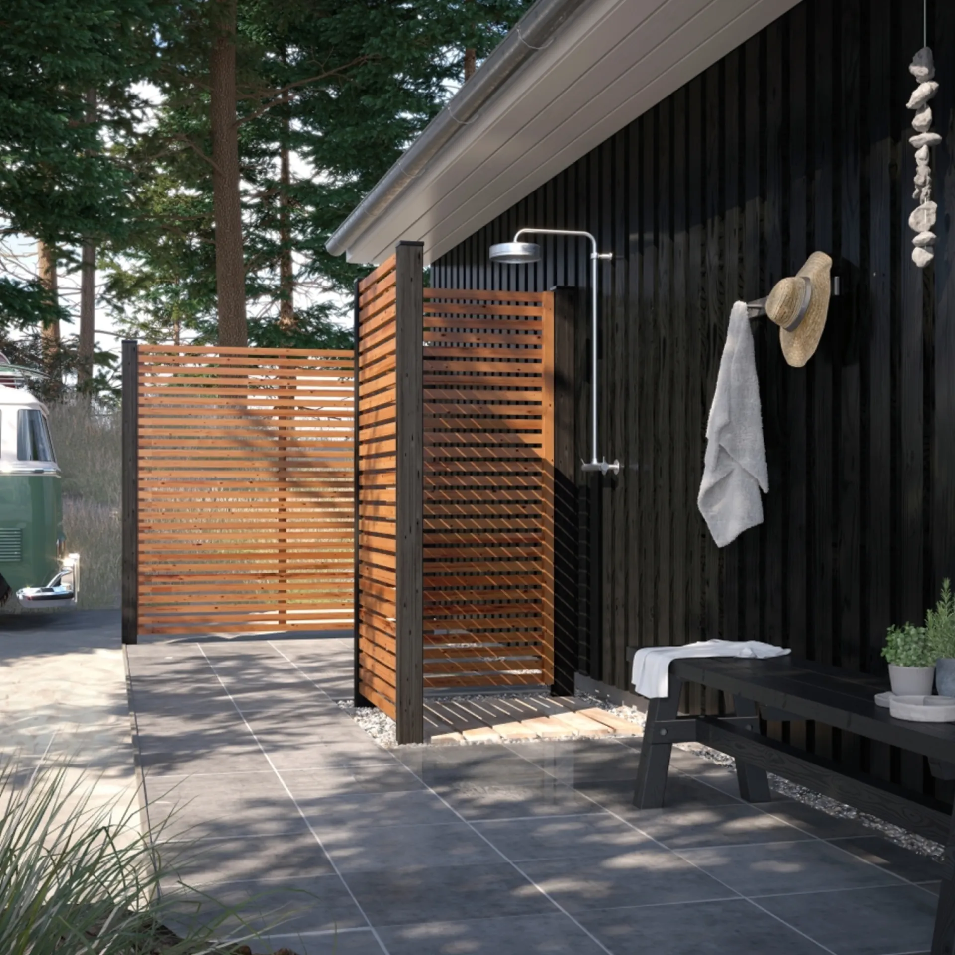Best Plus TOKYO HEGN THERMOWOOD® GYLDENBRUN 83 X 180 CM